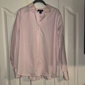 Lands' End Women's Light Pink Blouse
